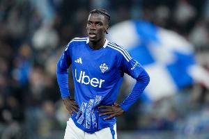 mk体育官网-身价2500万欧，斯基拉：曼联球探现场观战考察科莫边锋迪奥