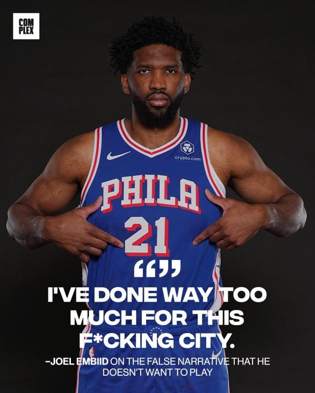 mk体育官网-恩比德怼费城球迷：我曾经不惜身体打球就换来这些